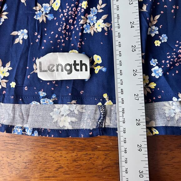 Torrid Women's L 12 Plus Floral Blouse Corset Lace Up Back Peplum Cottagecore - Picture 14 of 15